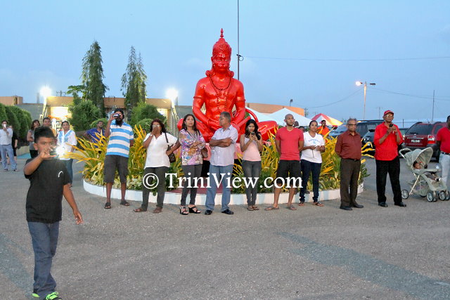 Attendees at the Divali Nagar site