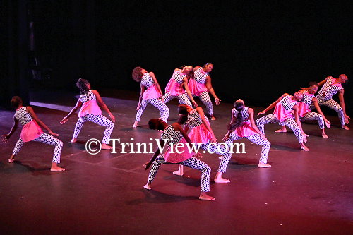 Dancers perform Arlene Frank's choreography 'Jesters in the Court'