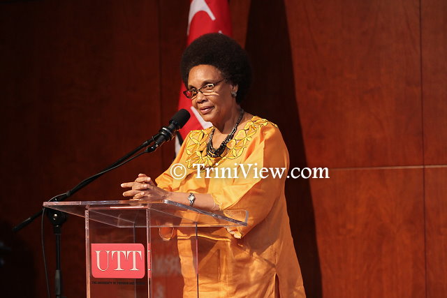 Mrs. Liseli Daaga, president of the Butler Institute of Lifelong Learning