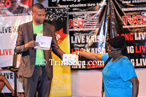 The drawing of positions with TUCO representatives Bernice Carr and 2012 National Calypso Monarch, Duane O'Connor