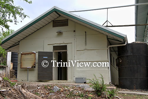 The Holding Bay on Nelson Island. It was used to house the activists who were detained on the island