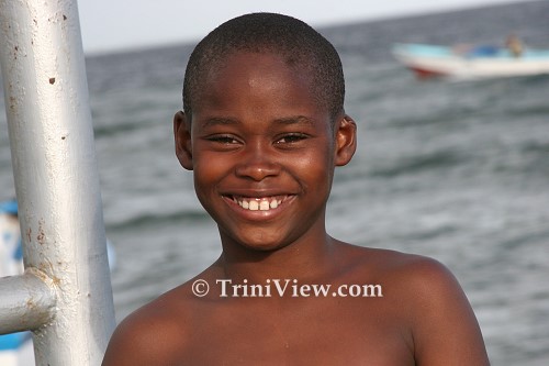 Young resident of Carenage