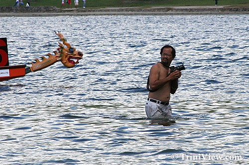 Photographer at the Chinese Dragon Boat Racing Festival