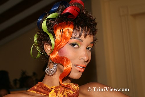 Model displays Nicole Missette's Hair Craft
