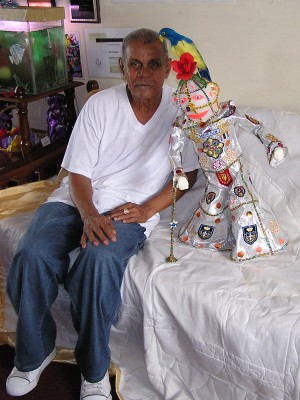 Mr. Gomez and Traditional Fancy Sailor gift to TriniView