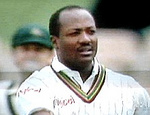 West Indian Brian Lara broke the world record for most Test runs