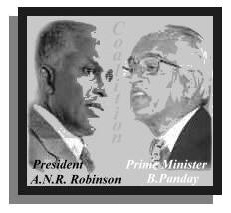 President A.N.R Robinson and Prime Minister Basdeo Panday